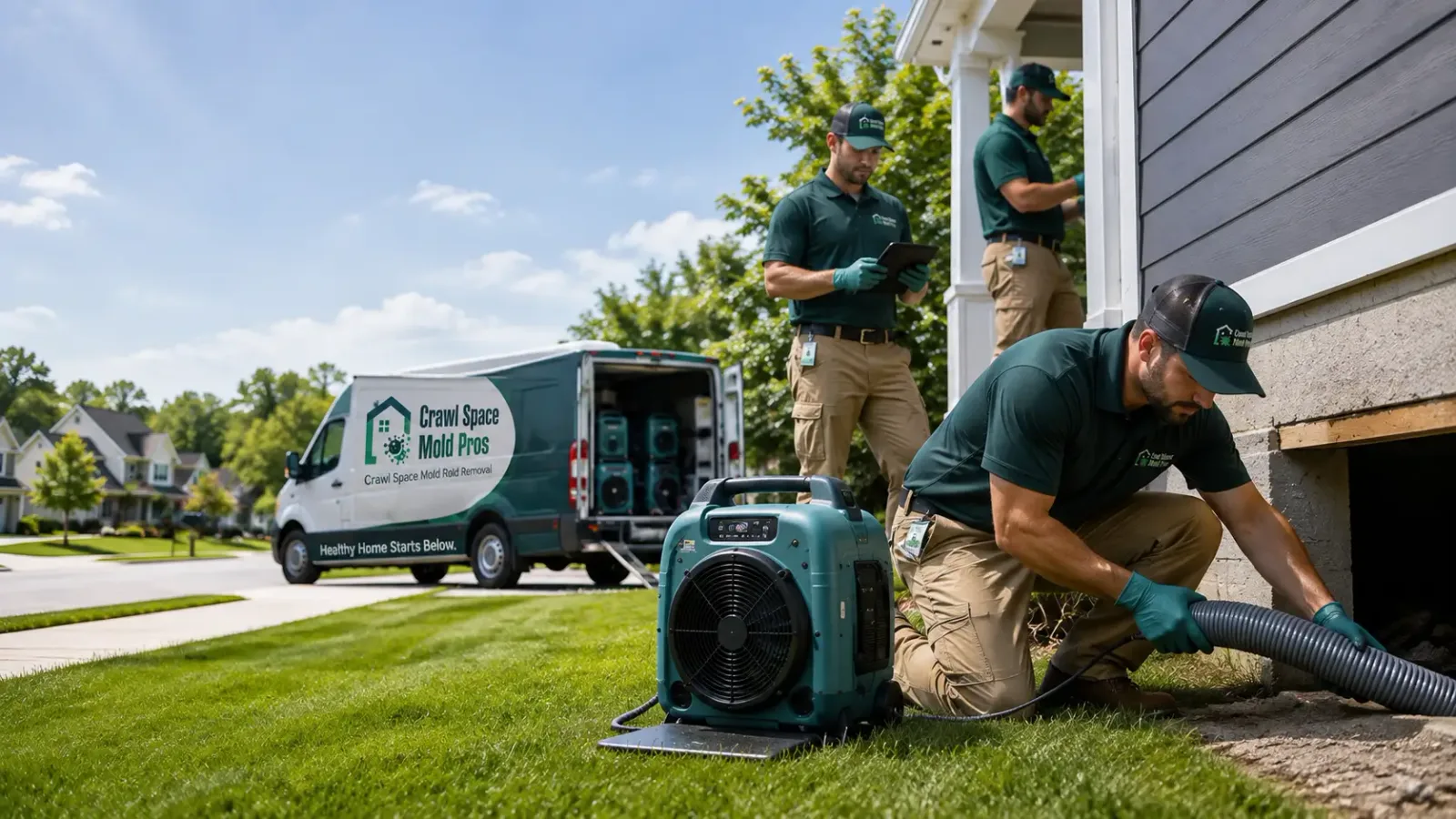 Crawl Space Mold Removal in Clarissa, MN